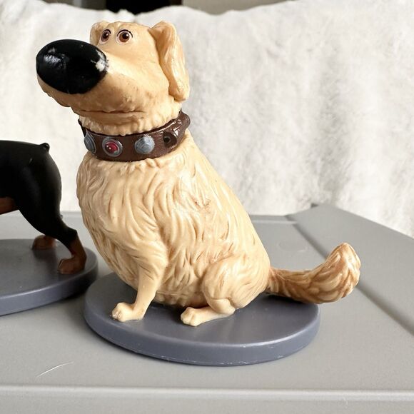 Disney Up Dogs PVC Figures Lot Of 3 Beta Gamma Dug 2.5” Cake Topper Toy Figurine - Picture 2 of 7